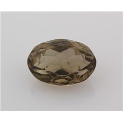 Smoky Topaz Loose Gemstone Oval Cut 20.60 ct