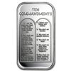 Image 1 : 1 oz Ten Commandments Silver Bar