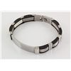 Image 1 : Men's Stainless Electroplated Bracelet 8 3/4"