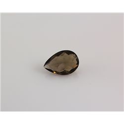 Smoky Topaz Loose Gemstone Pear Cut 20.95 ct