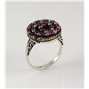 Image 1 : Natural Stone Statement Victorian Design Ring
