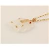 Image 2 : Genuine 24.31ctw Elephant White Jade Pendant