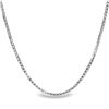 Image 1 : Box Chain 14k White Gold Necklace - 16 in.