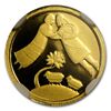 Image 1 : 2004 Israel Jacob &amp; Rachel Smallest Gold Coin PF-70