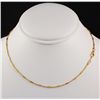 Image 3 : Gold Plated Bar and Beads Chain Necklace
