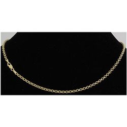 Pure Gold 16" 14k Gold-Yellow 2.5mm Hallow Rolo