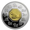 Image 1 : 1999 1 oz Silver Canadian Proof Year of the Rabbit (w/B