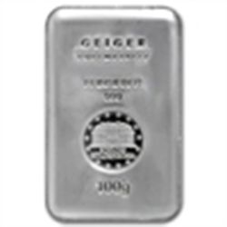 100 gram Geiger Security Line Silver Bar