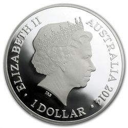 Royal Australian 2014 Year of the Horse - 1 oz Proof-Li