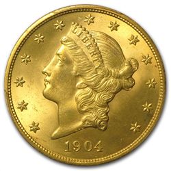 $20 Gold Liberty Double Eagle - MS-65 PCGS