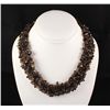 Image 1 : Woven Multi-Strand Natural Chip Beads Necklace