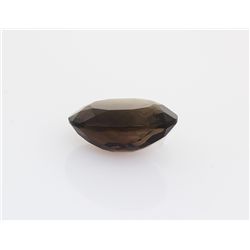 Smoky Topaz Loose Gemstone Oval Cut 17.31 ct