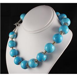 Big Bold Statement Turquoise Necklace