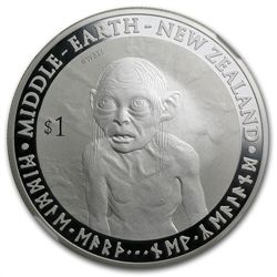 The Hobbit-An Unexpected Journey-Gollum Silver Coin PF-