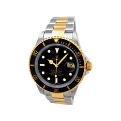 40mm Gents Rolex 18k Gold Submariner Watch