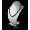 Image 1 : Plain and Simple Turquoise Set Necklace and Bracelet