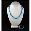 Image 2 : Plain and Simple Turquoise Set Necklace and Bracelet