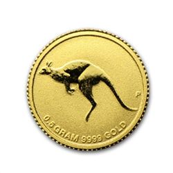 2010 1/2 Gram Australian Gold Kangaroo Mini Roo