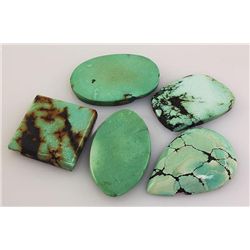 Natural Turquoise 200.05ctw Loose Gemstone Lot of 5