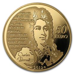 2012 1/4 oz Gold Proof Heroes of French Literature- Pus