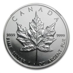 1993 1 oz Silver Canadian Maple Leaf MS-67 NGC