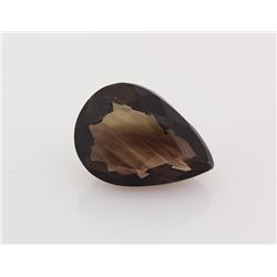 Smoky Topaz Loose Gemstone Pear Cut 20.00 ct