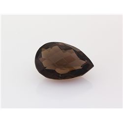 Smoky Topaz Loose Gemstone Pear Cut 23.60 ct