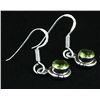 Image 1 : 1.10CT Peridot Bezel Design 0.925 Hook Earring 2.17g