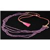 Image 2 : Superb Quality (AAA) 5 Row Amethyst Faceted Necklace, T