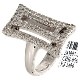 14K White Gold 0.68ctw Diamond Ring