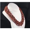 Image 2 : Woven Multi-Strand Natural Chip Beads Necklace