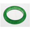 Image 2 : Natural Simple Green Jade 34.53ctw Band Ring Lot of 3