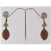 Image 1 : Natural Stone Antique Design Dangle Earring