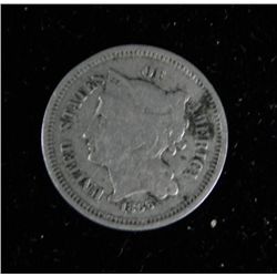 1866 Three Cent Nickel