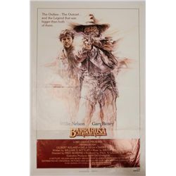 Barbarosa Original Vintage Movie Poster Willie Nelson