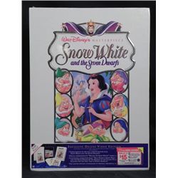 Snow White Disney Deluxe Video w/ Art Prints, Book MIB