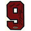 Image 2 : Michael Jordan Signed Limited Edition Authentic Nike 2012 White Retro USA Jersey Inscribed "2009 HOF