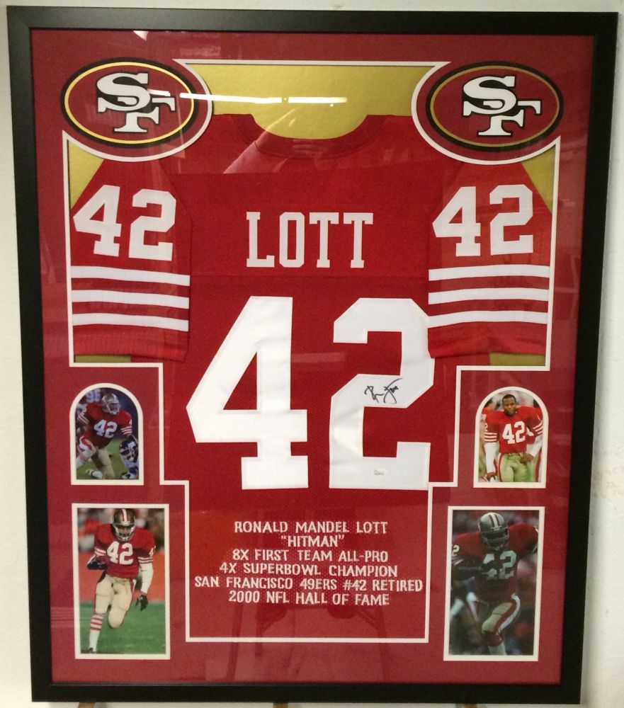 ronnie lott signed jersey