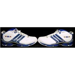 Gilbert Arenas Signed Game Issued 2004 Custom Adidas Ultra Pro Shoes (PA  LOA)