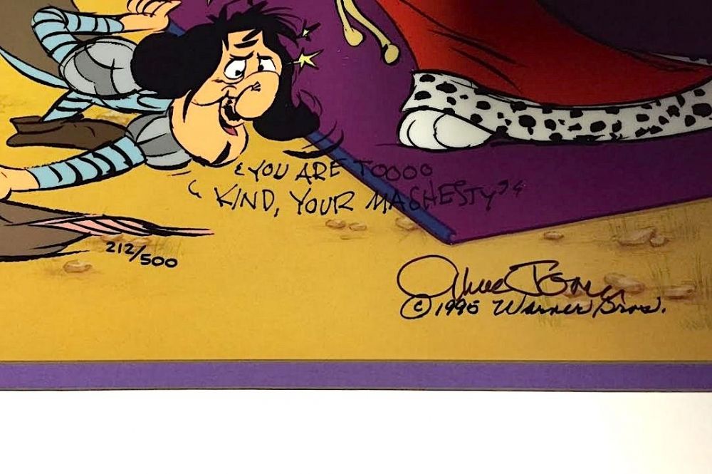 Chuck Jones Signed Sir Loin Of Beef 11 5 X 9 5 Custom Framed 22 5 X 20 5 Limited Edition Anima Menu for 1617 banquet which gave birth to legend that king james i invented sirloin after knighting a joint of beef goes up for auction. icollector com