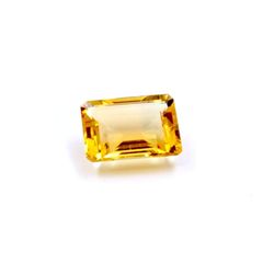 6 ct & up Citrine Emerald Cut Loose Stone