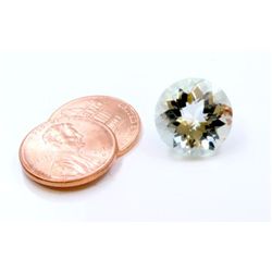 10 ct & up Green Amethyst Round Shaped Loose Stone