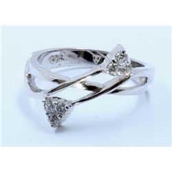 Sterling Silver .925 Cross Style Ring