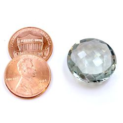 19 ct & up Green Amethyst Round Shaped Loose Stone