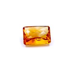 6 ct & up Citrine Emerald Cut Loose Stone