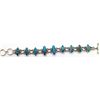 Image 1 : Sterling Silver .925  Vintage Turquoise Bracelet