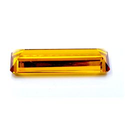 88 ct & up Lab Citrine Long Rectangular 15mm x 53mm Loose Stone (88.26)