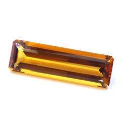 84 ct & up Lab Citrine Long Rectangular 15mm x 53mm Loose Stone (84.26)