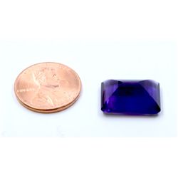 10 ct & up Emerald Cut Amethyst Loose Stone (10.52)