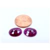 Image 1 : 10 ct & up Round Shaped Natural Ruby Loose Stone (10.59) 2Pcs